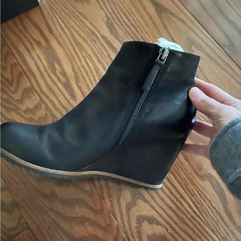 Blalaina Lea Leather Ankle Boots  Black 38